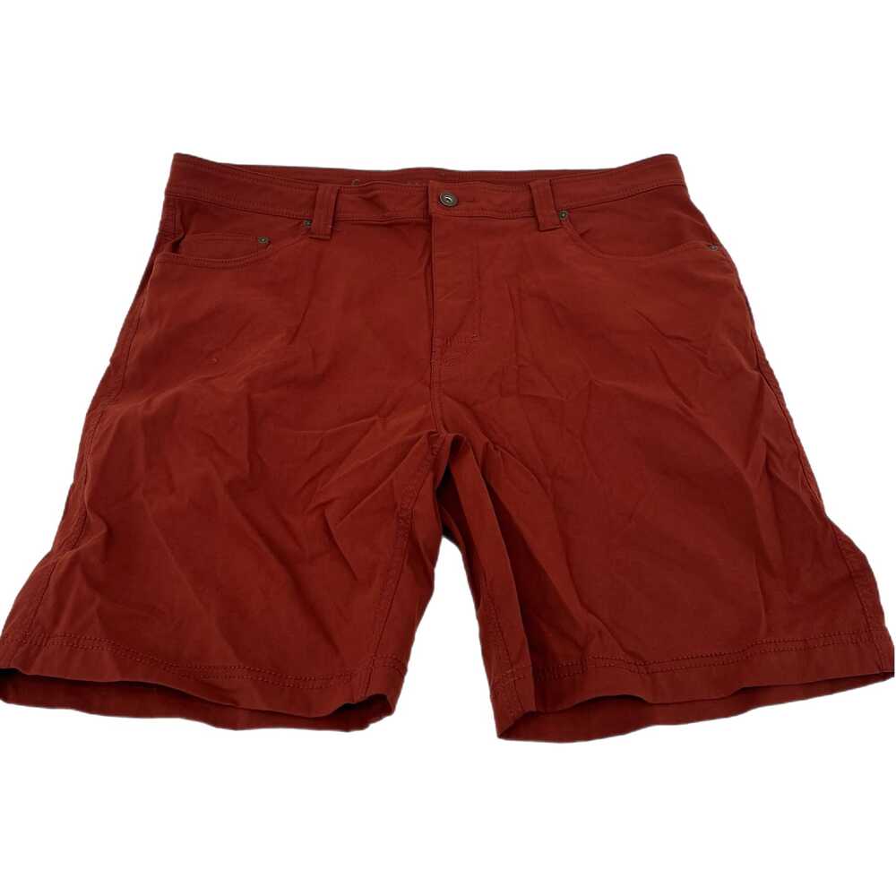 Prana Brown Cotton Hybrid Shorts | Men's Size 38
